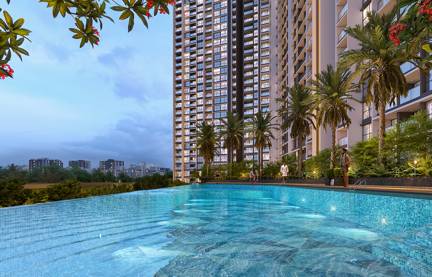 3 Luxury Living Meets Nature at Mantra Melange, Kharadi Riverside, Pune
